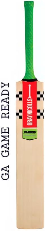 Gray Nicolls Fusion Monster English Willow Cricket Batâ Short Handle Adult Standard Weight | Free Knocking & Preparation Included | 1-Year Warranty | Anti-Scuff Face | Bat Cover Included