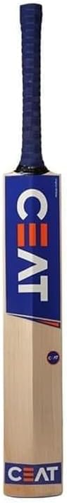CEAT Premium English Willow Cricket Bat, Rohit Sharma Limited Edition Full Cane Handle with Bat Cover Play for Leather Ball