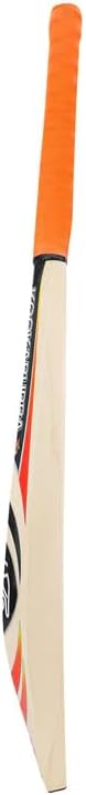 Kookaburra Retro Diablo FURY English Willow Cricket Batâ Short Handle Adult Standard Weight | Free Knocking & Preparation Included | 1-Year Warranty | Anti-Scuff Face | Bat Cover Included
