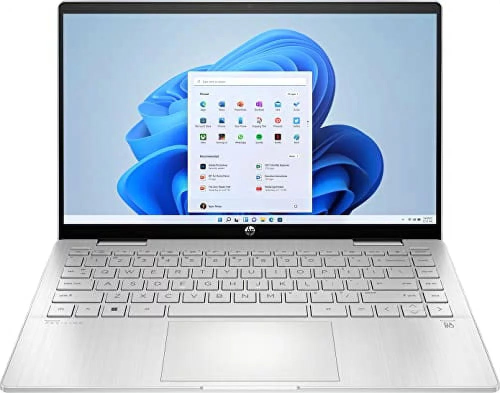 Pavilion X360 2-in-1 Portable computer 2022, 14" FHD IPS Touchscreen Intel EVO Platform 12th Core Core i5-1235U Iris Xe Graphics 8GB DDR4 1TB Solid State Drive, Wi-Fi 6E Backlit KB, FP Reader, Microsoft Windows 11 Pro, COU 32GB USB