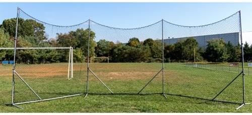 Predator Sports 10ft x 30ft Multi-Sport Backstop Net â Baseball Backstop Net, Lacrosse Nets for Backyard â Freestanding Sports Netting Barrier/Ball Stop Netting System