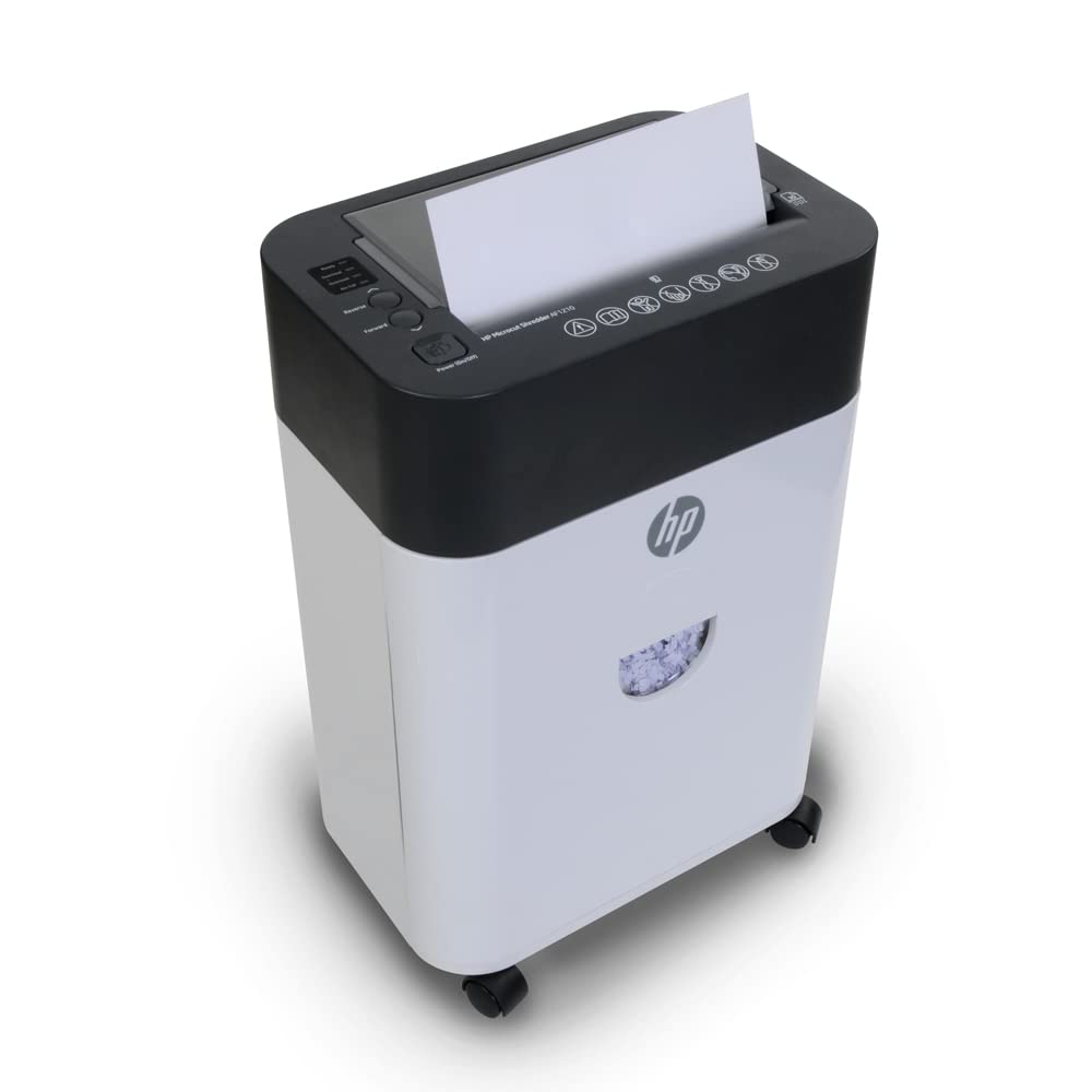 HP - Micro Cut Paper Shredder, 12-Sheet Manual, 150-Sheet Auto Feed