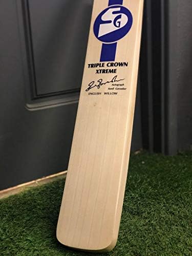 SG Triple Crown Xtreme English Willow Cricket Bat with Bat Cover & Bat Grip Free
