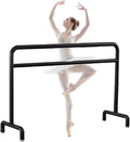 Ballet Barre Simple Black Metal Ballet Barre, The Double-Layer Leg Compression Bar is Suitable for Stretching Adults and Children, 1.5M/5FT