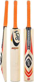 Kookaburra Retro Diablo FURY English Willow Cricket Batâ Short Handle Adult Standard Weight | Free Knocking & Preparation Included | 1-Year Warranty | Anti-Scuff Face | Bat Cover Included