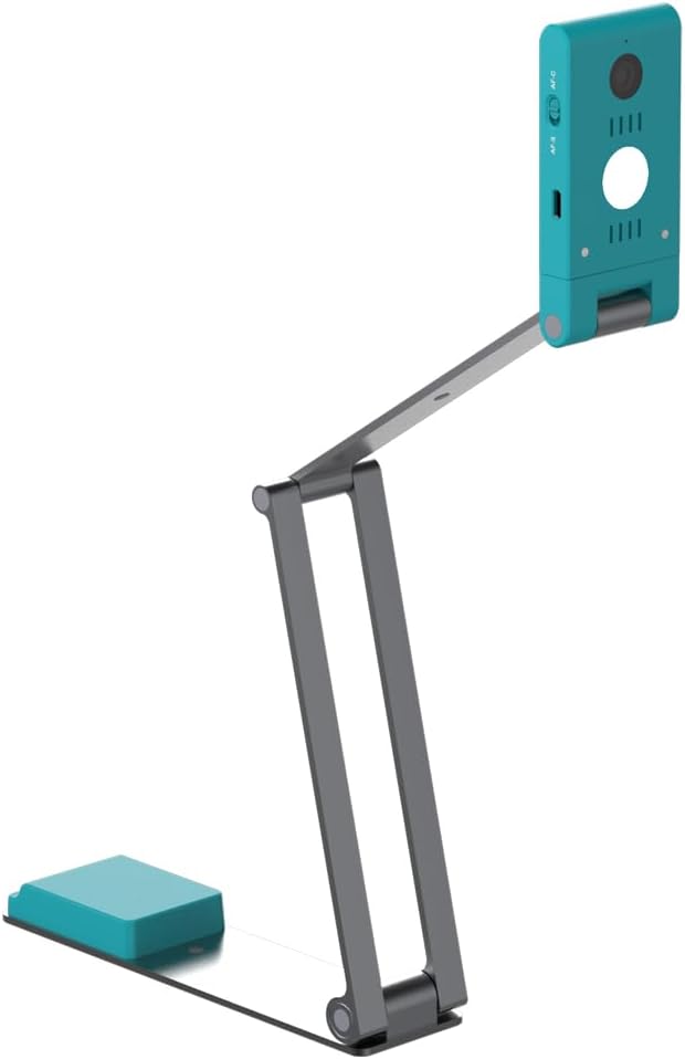 IRIScan Visualizer 7 Dyslexia Webcam Document Camera :4K UltraHD|13MP|4in1|visualizer|Scanner A3|Portable Scanner|Web Conferencing|Remote Teaching|AI Micro|Led|USB|Free Readiris DYS OCR TTS|WinMac