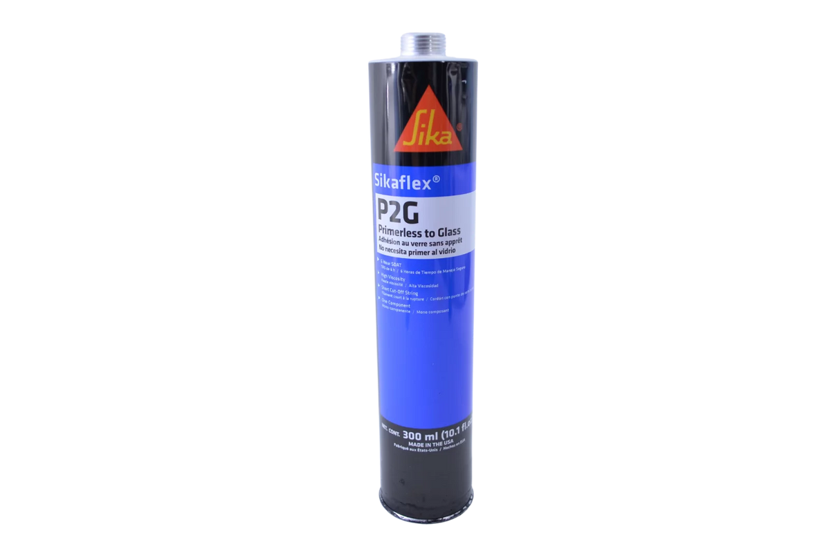 Auto Glass Urethane Adhesive Sealant Primerless to Glass 2 Tubes Sika P2G