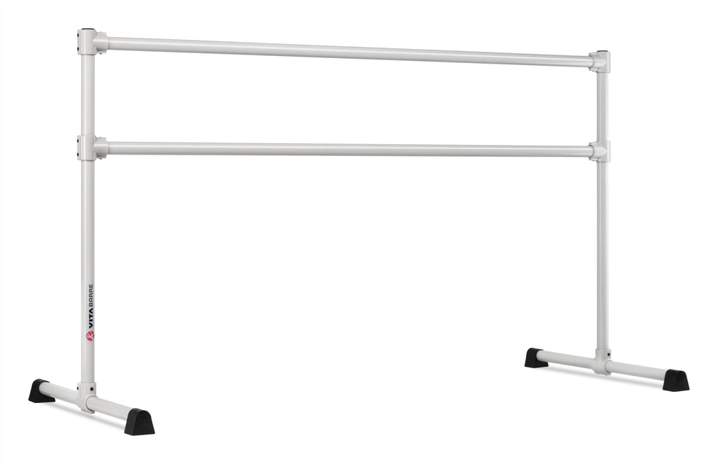 VITA Barre Portable Freestanding Double Ballet Barre, Extreme, Steel | Fixed Height, Made in USA, Home or Gym Exercise Equipment for Kids & Adults | Dance, Fitness, Pilates