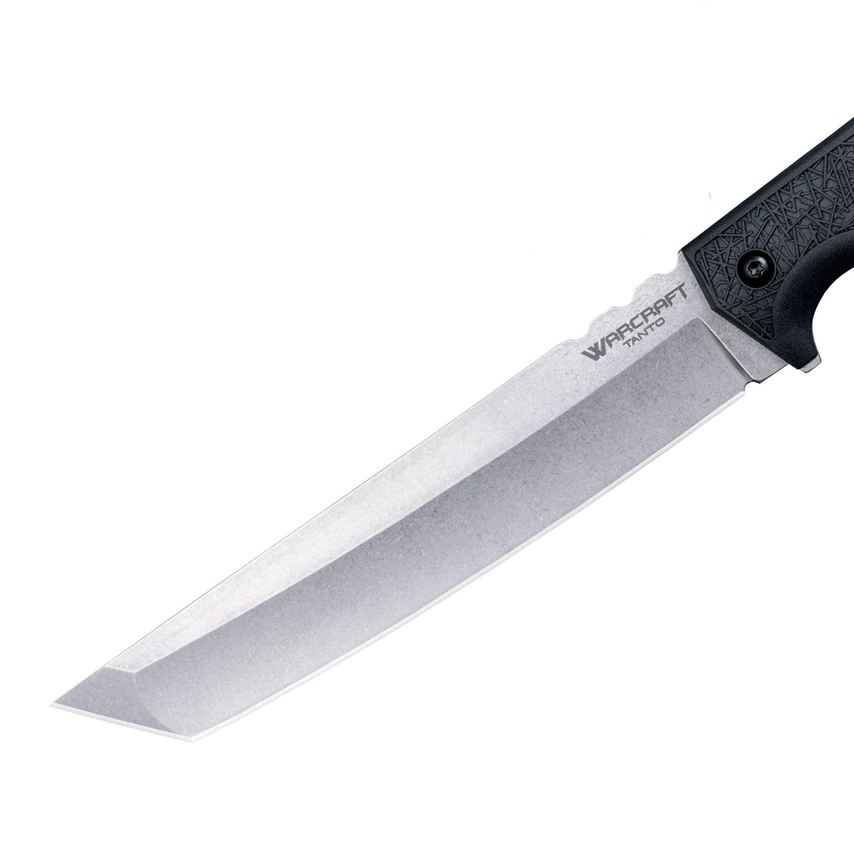 COLD STEEL Warcraft Tanto 4034SS Razor-Sharp Durable Blade GFN Handle Military Tactical Fixed Blade Knife w/Secure-Ex Sheath