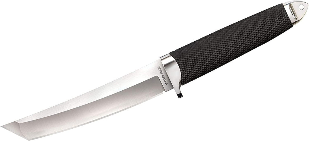 Cold Steel Master Tanto 6" VG-10 San Mai Razor-Sharp Blade 5.5" Kray-Ex Handle Military Tactical Fixed Blade Knife w/Secure-Ex Sheath