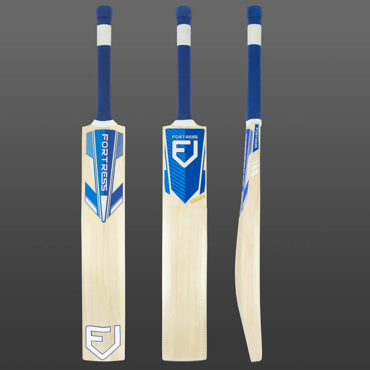 FORTRESS English Willow Cricket Bats - MCC Conformed - 4 Grades & Multiple Sizes