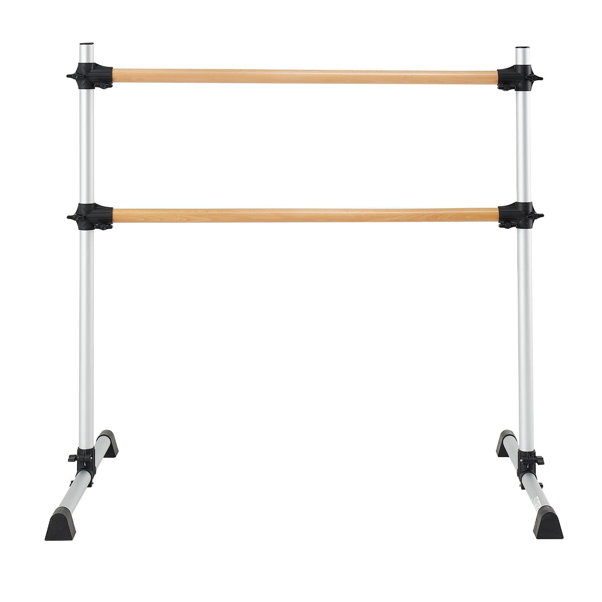 VEVOR Ballet Barre, Barre Bar for Home, Freestanding Portable Ballet Stretching Dance Bars, Height Adjustable Anti-Wobble Fitness Gym Studio Equipment