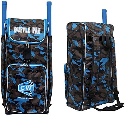 CW Tournament Adult Cricket Full Set Sports Complete Set Wooden Bat Kit Bag Complete Cricket Kit Kashmir Willow Bat Full Size Senior