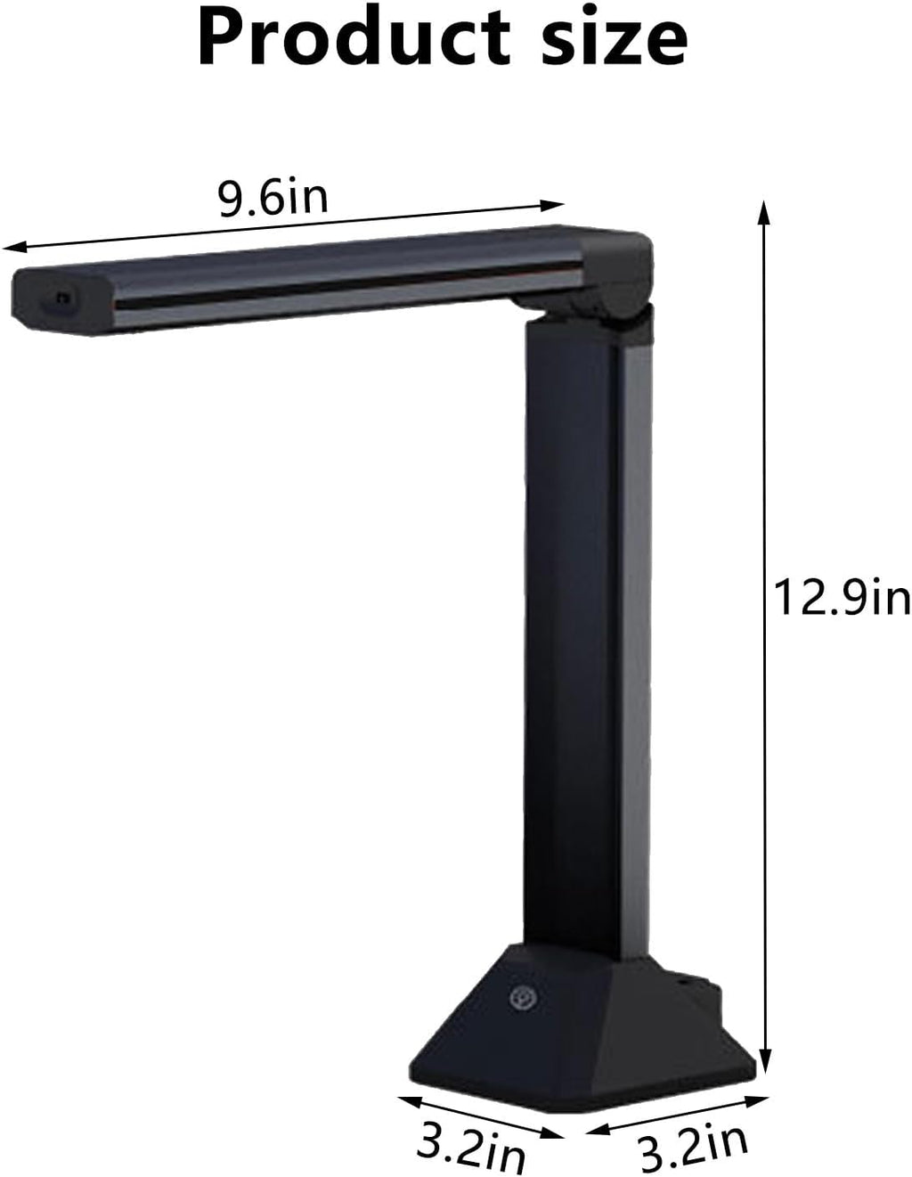 Portable Document Scanner Camera,18MP Book Document Camera with Deskewing,Capture Size A3,OCR Book Scanner for Remote Lessons Office and Education,Compatible with Windows & macOS