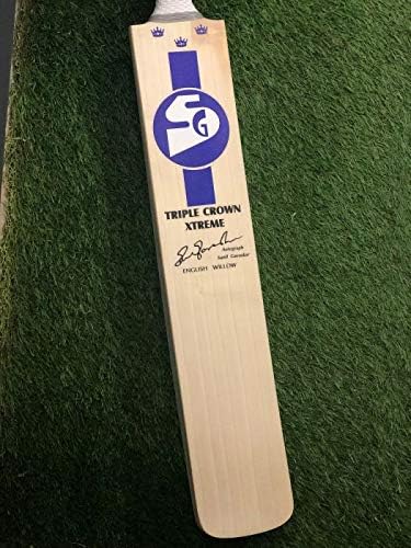 SG Triple Crown Xtreme English Willow Cricket Bat with Bat Cover & Bat Grip Free