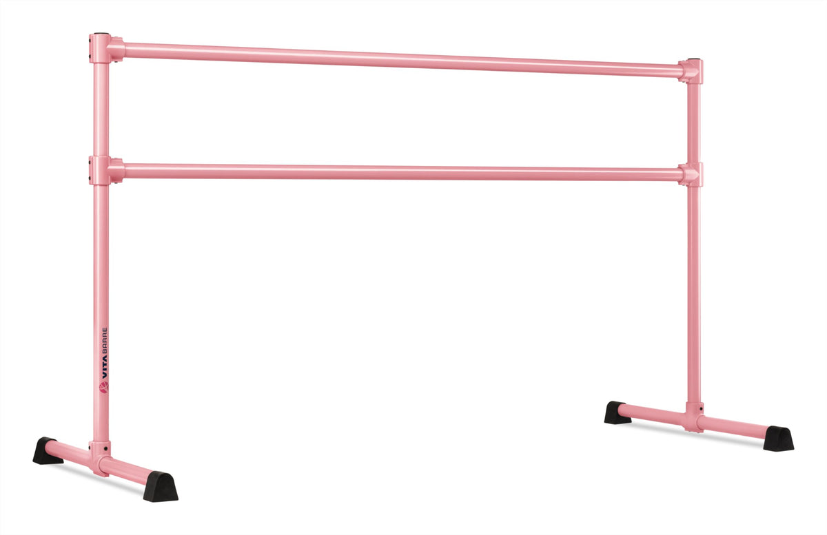VITA Barre Portable Freestanding Double Ballet Barre, Extreme, Steel | Fixed Height, Made in USA, Home or Gym Exercise Equipment for Kids & Adults | Dance, Fitness, Pilates