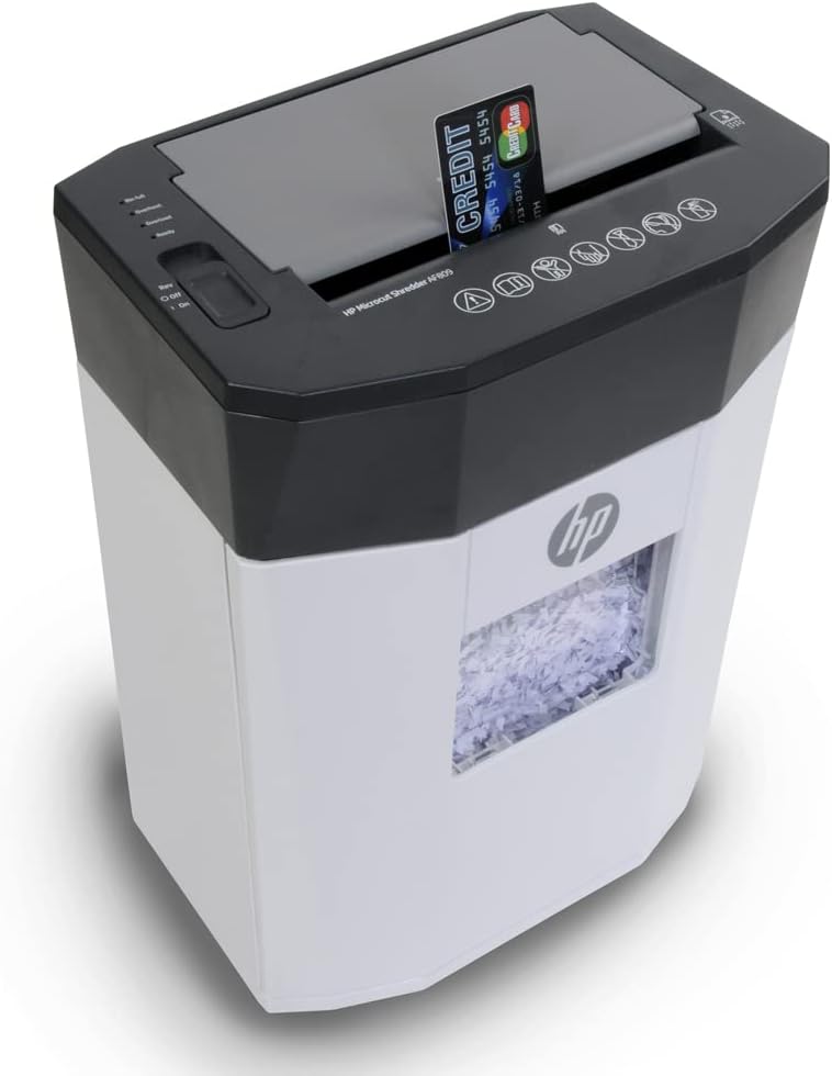 HP - Micro Cut Paper Shredder, 9-Sheet Manual, 80-Sheet Auto Feed