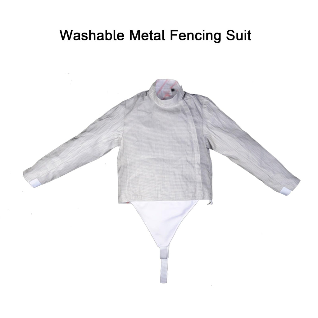 Fencing Equipment for Unisex, Fencing Electric Sabre Jacket, Washable, Elastic Cuffs, Adjustable Buckle, for Right Hand