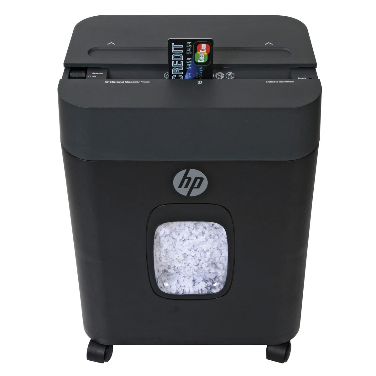HP - Micro Cut Paper Shredder, 16-Sheet with Slide Top for Office