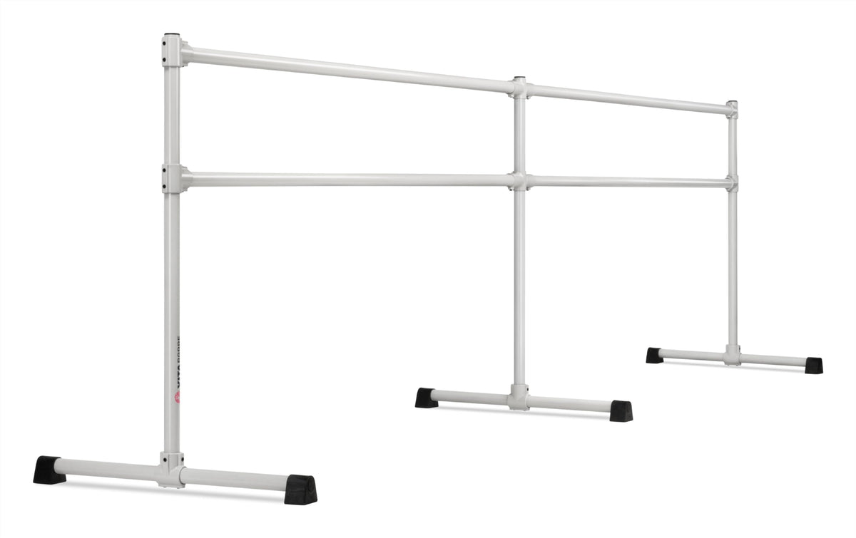 VITA Barre Portable Freestanding Double Ballet Barre, Extreme, Steel | Fixed Height, Made in USA, Home or Gym Exercise Equipment for Kids & Adults | Dance, Fitness, Pilates