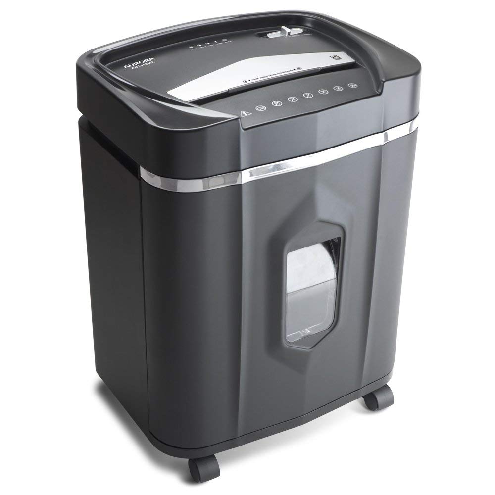 Aurora Professional Grade 150-Sheet Auto Feed Micro-Cut Paper and Credit Card Shredder/60 Minutes Continuous Run Time