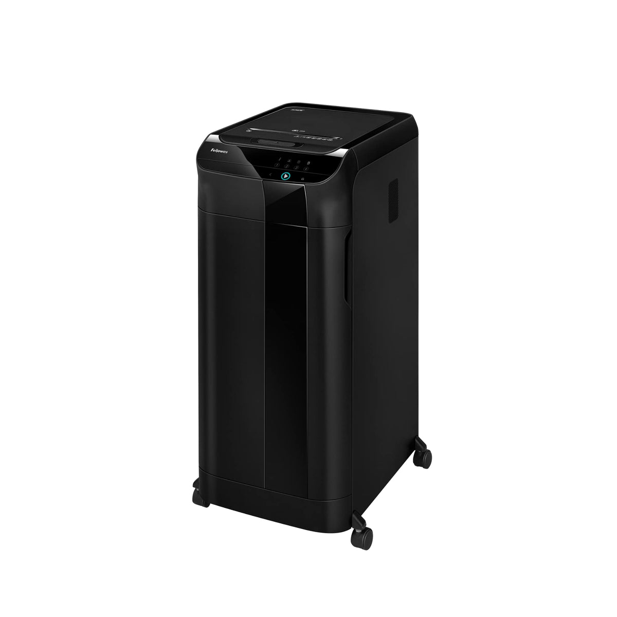 Fellowes AutoMax Micro-Cut 100M Commercial Office Auto Feed 2-in-1 Paper Shredder with 100-Sheet Capacity, Black