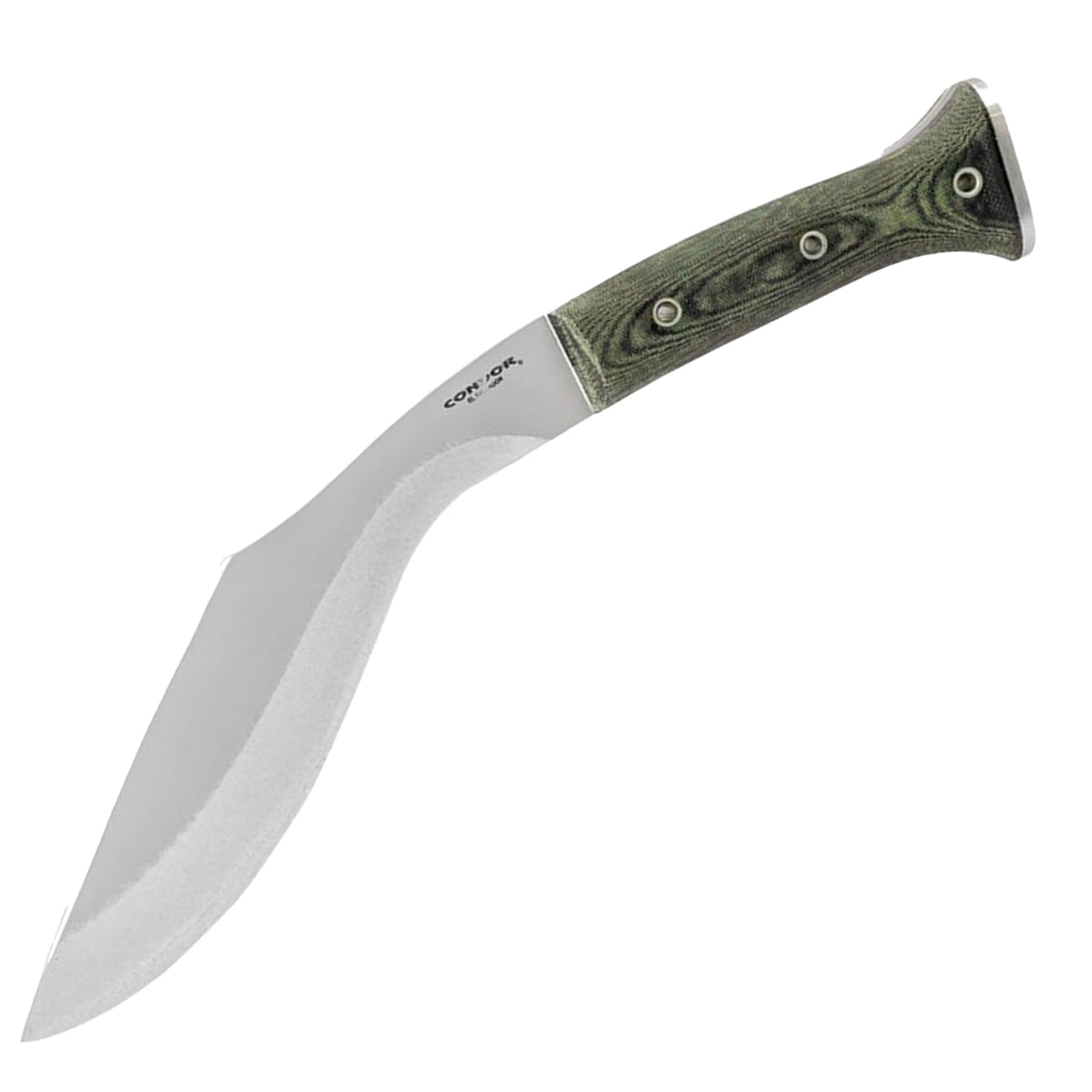 Condor Tool & Knife Atrox Knife | Hunting Knife with Kydex with Leather Belt Loop Sheath | High Carbon Steel Survival Knife with a Micarta Handle | Fixed Blade Tactical Knife | 10.9 in Blade | 29.6oz