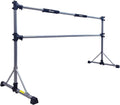 8FT Adjustable Ballet Barre for Studio, Double Bar for Stretching Dance