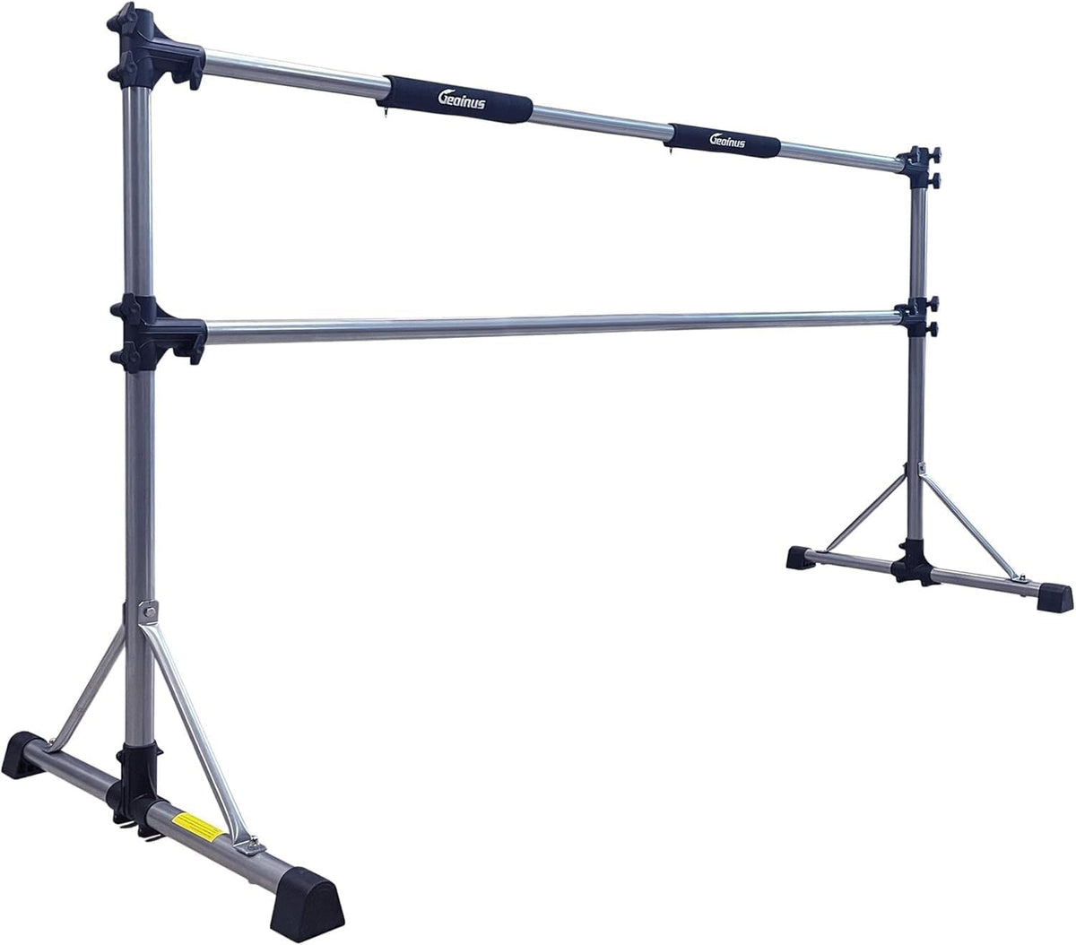 8FT Adjustable Ballet Barre for Studio, Double Bar for Stretching Dance