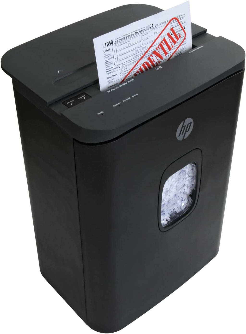 HP - Micro Cut Paper Shredder, 16-Sheet with Slide Top for Office