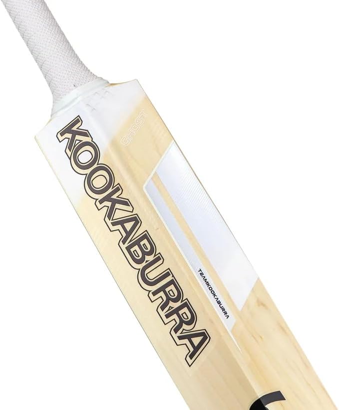Kookaburra Ghost Pro 4.0 English Willow Cricket BatâShort Handle Adult Standard Weight | Free Knocking & Preparation Included | 1-Year Warranty | Anti-Scuff Face | Bat Cover Included