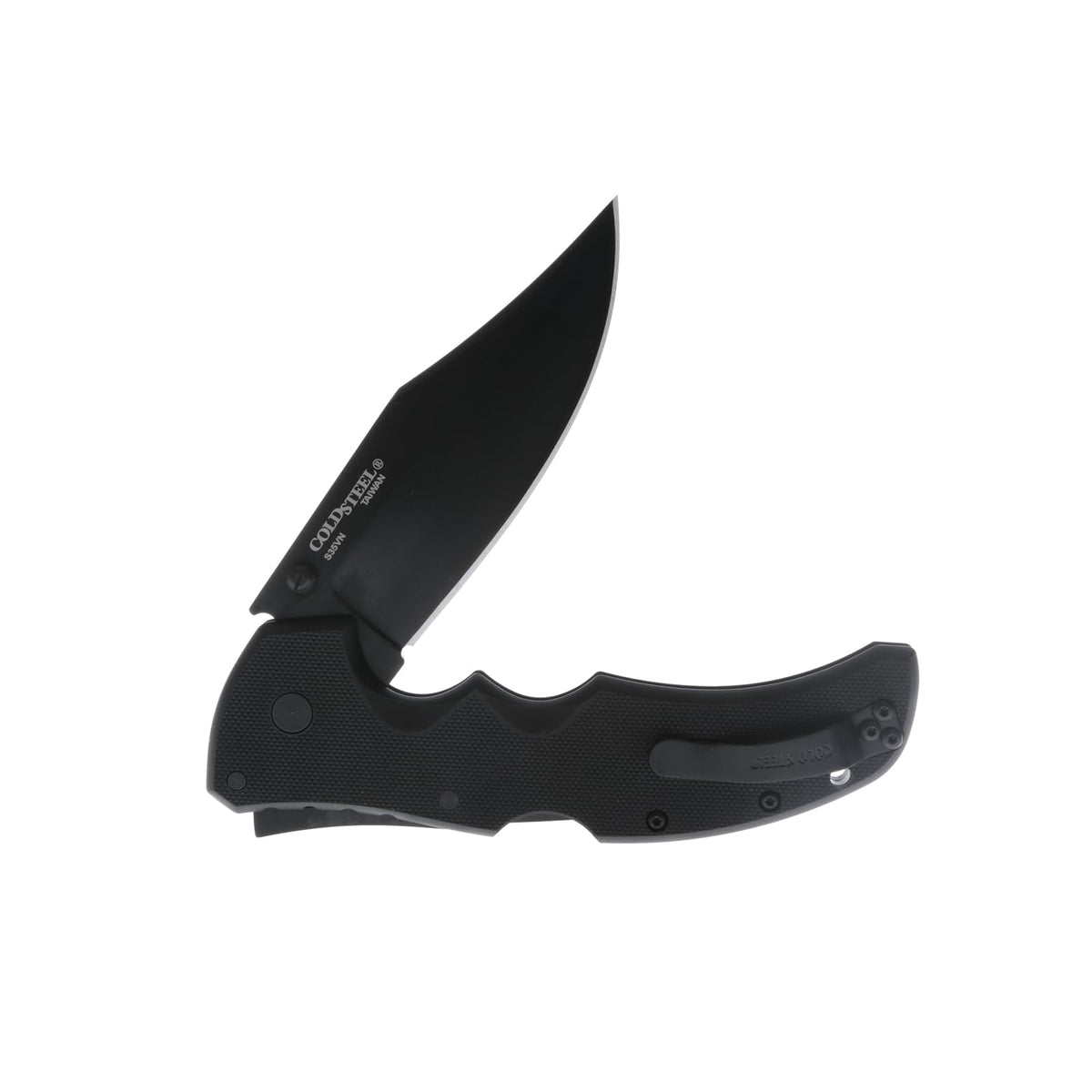 COLD STEEL Recon 1 4" S35VN Razor-Sharp Blade 5.375" G-10 Handle Tactical Folding Knife w/Tri-Ad Lock, Ambidextrous Pocket/Belt Clip