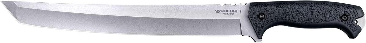 COLD STEEL Warcraft Tanto 4034SS Razor-Sharp Durable Blade GFN Handle Military Tactical Fixed Blade Knife w/Secure-Ex Sheath