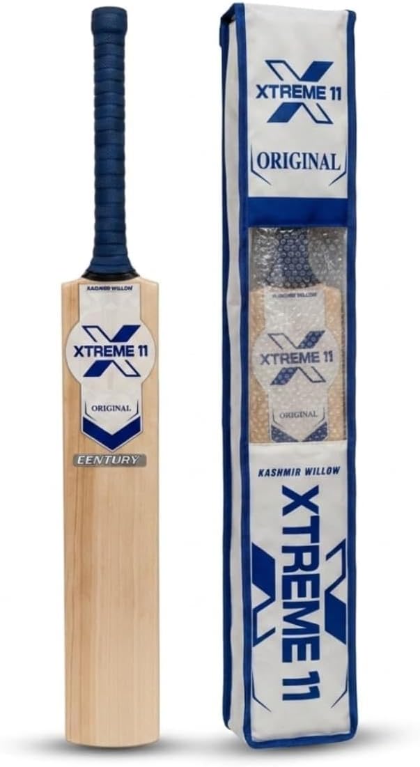 Kashmir Willow Cricket Bat | Lightweight & Short Handle with 9+ Grains Un-Knocked | Ideal for Adults, Power Hitting, Daily Net Practice, Club Matches, Hard Ball and Backyard Cricket Practice