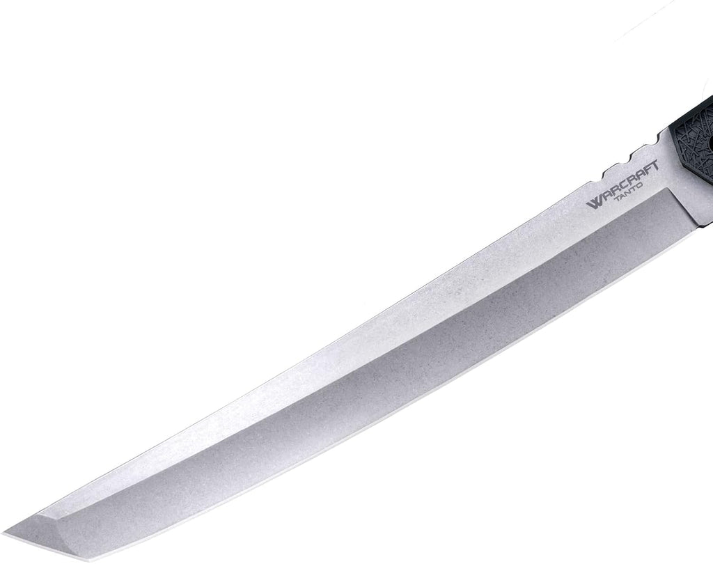 COLD STEEL Warcraft Tanto 4034SS Razor-Sharp Durable Blade GFN Handle Military Tactical Fixed Blade Knife w/Secure-Ex Sheath
