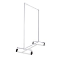 Econoco Pipeline Ballet Bar, Non-Adjustable, Freestanding, Gloss White
