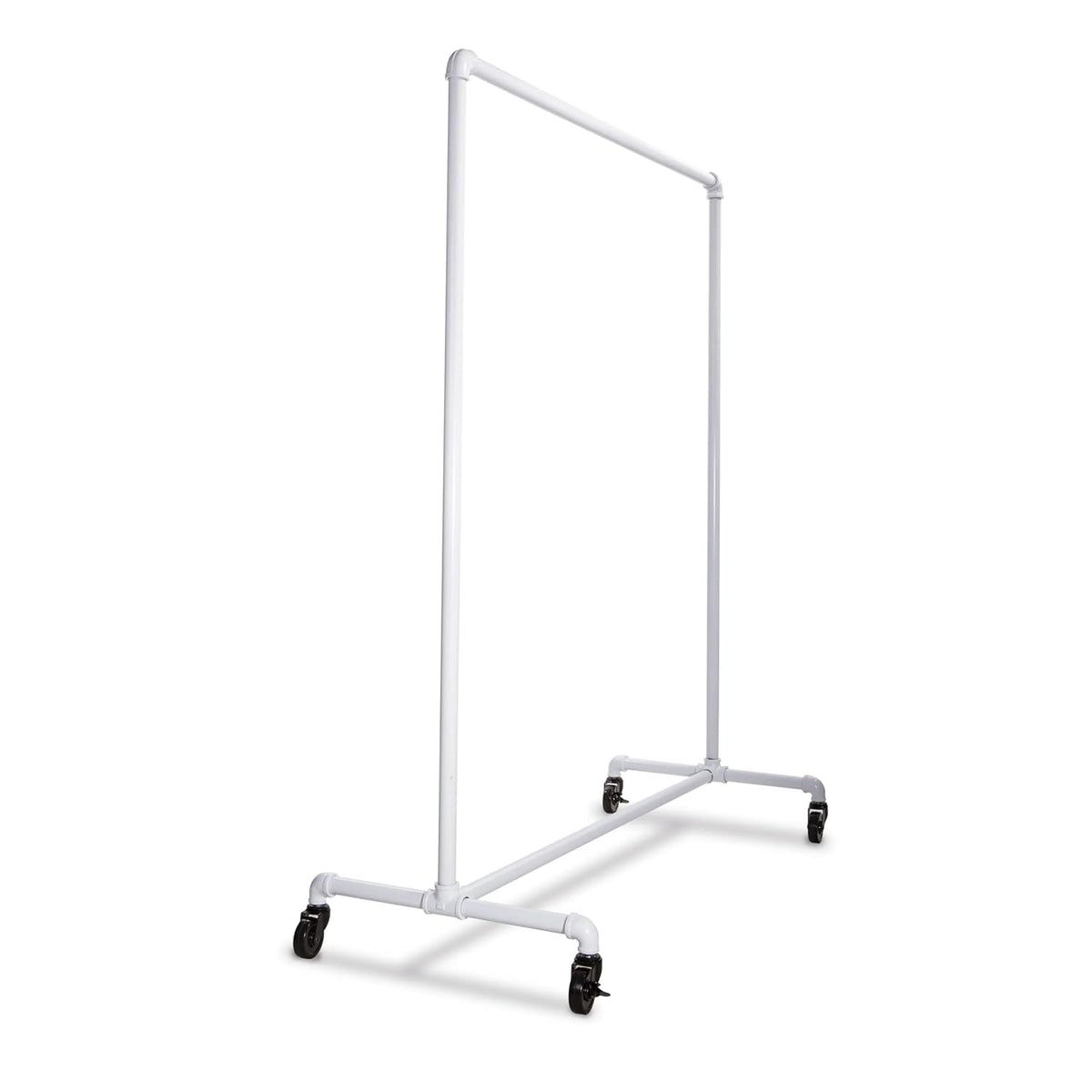 Econoco Pipeline Ballet Bar, Non-Adjustable, Freestanding, Gloss White