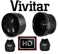 HI DEF 2PC LENS KIT PRO HD WIDE ANGLE & TELEPHOTO LENS for NIKON D3200 (52mm Compatible)