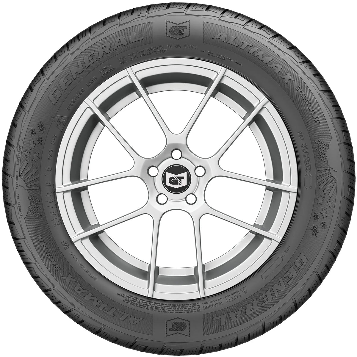 General Altimax 365AW 225/60R17 99H BW All Weather Tire