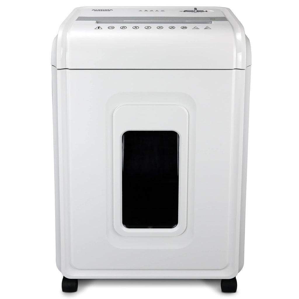 Aurora AU1640XA Anti-Jam 16 Sheet Crosscut Paper/CD and Credit Card/ 5 Gal Pullout Basket Shredder, 30 Minutes Continuous Run Time
