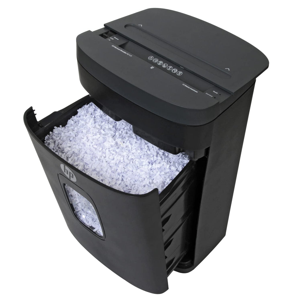 HP - Micro Cut Paper Shredder, 16-Sheet with Slide Top for Office