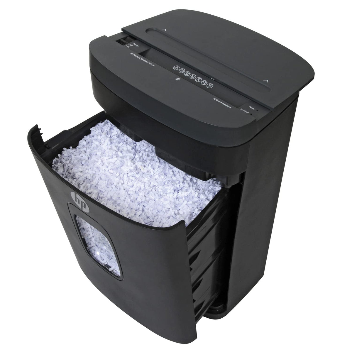HP - Micro Cut Paper Shredder, 16-Sheet with Slide Top for Office
