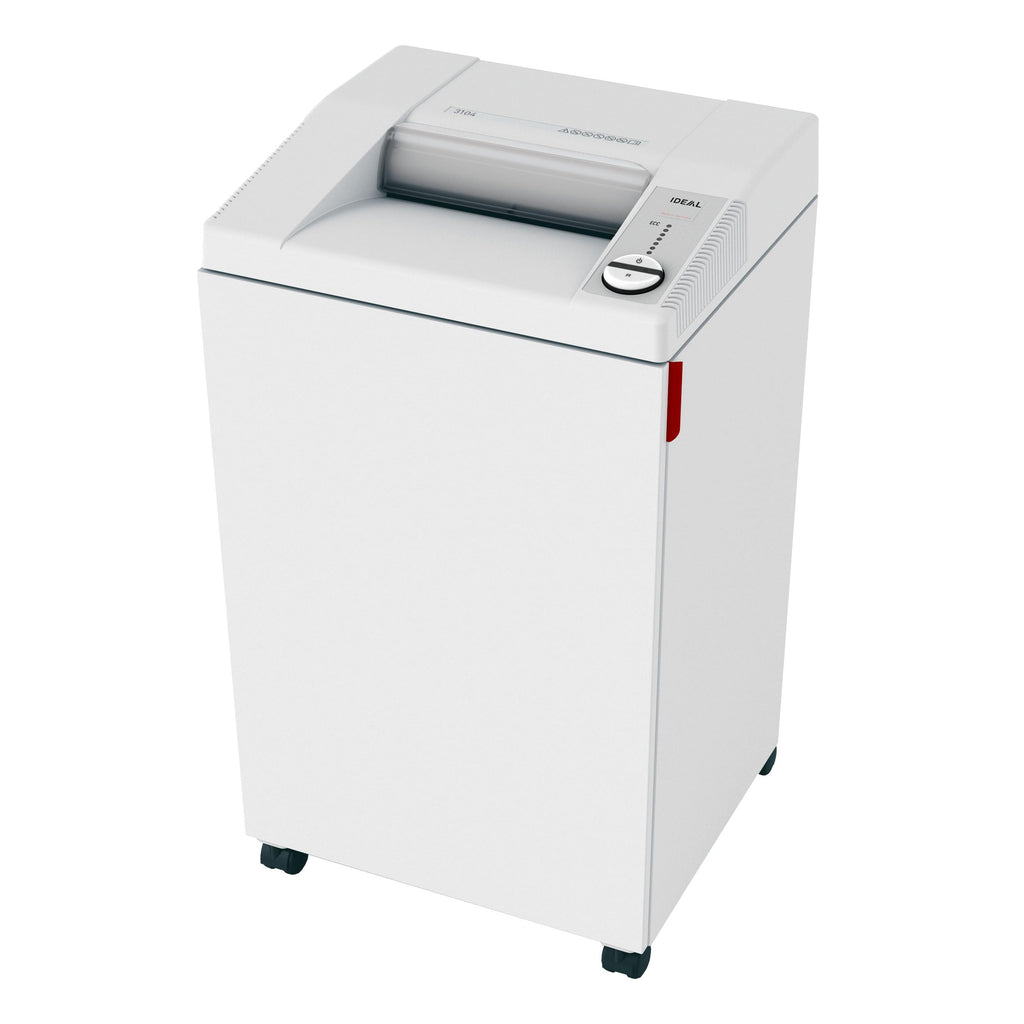 IDEAL 3104 P4 Cross Cut Commercial Office Paper Shredder 26 Gallon