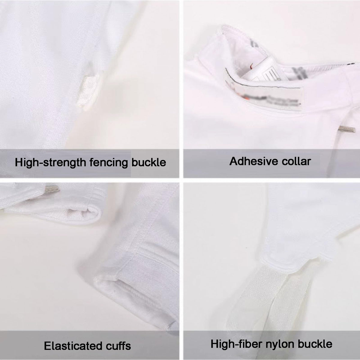 450N Fencing Sport Uniform Suit, Fencing Gear, Durable and Comfortable, High Fit, for Foil, Epee, Saber, Right Hand