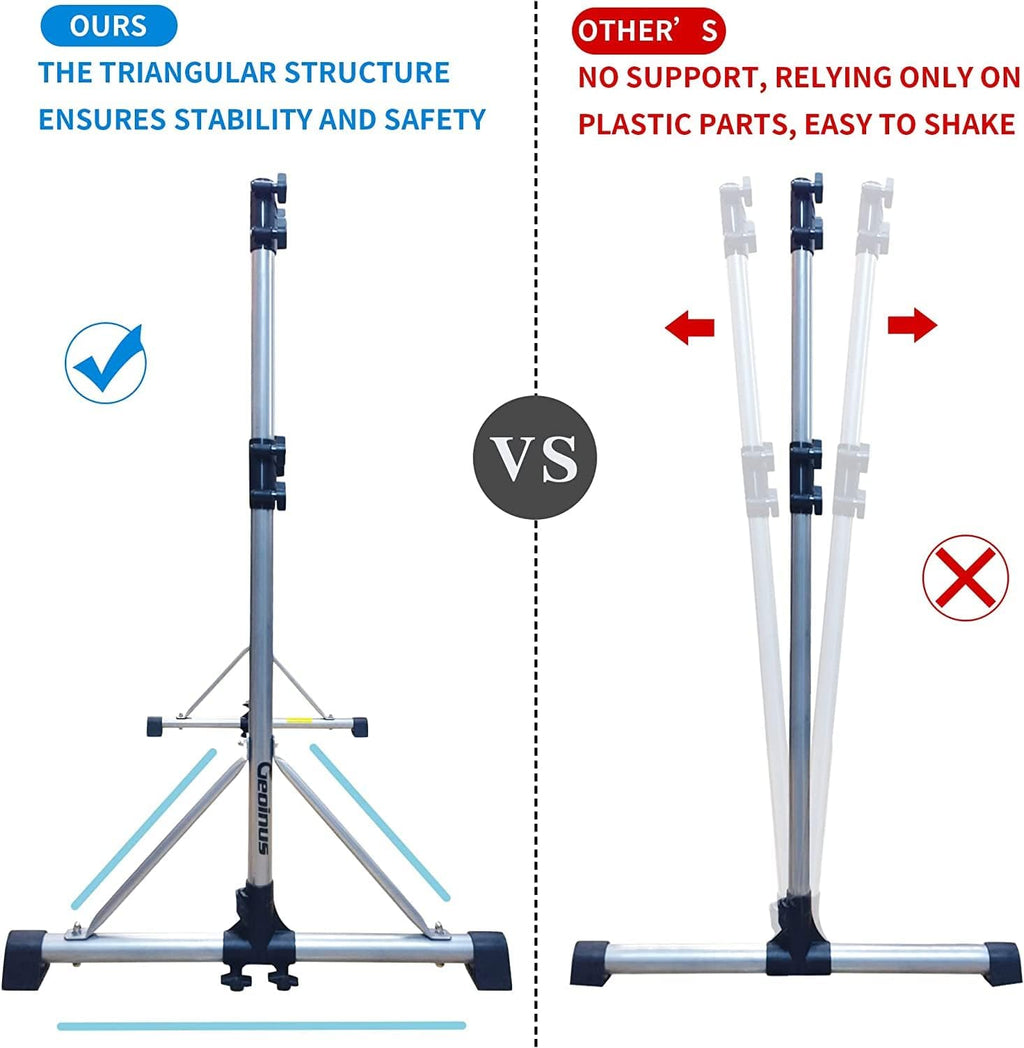 8FT Adjustable Ballet Barre for Studio, Double Bar for Stretching Dance