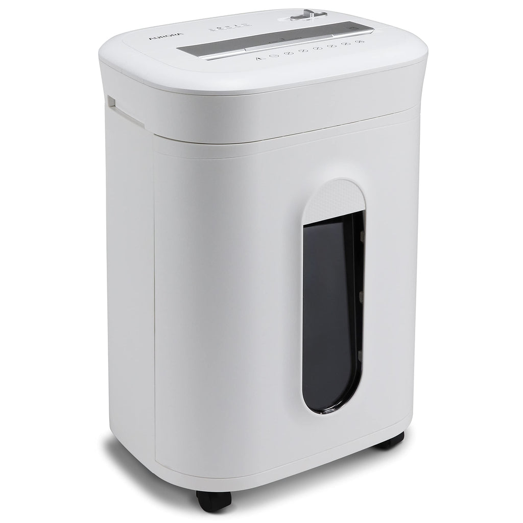 Aurora AU830MA High-Security 8-Sheet Micro-Cut Paper and Credit Card Shredder/ 20 Minutes/Security Level P-5