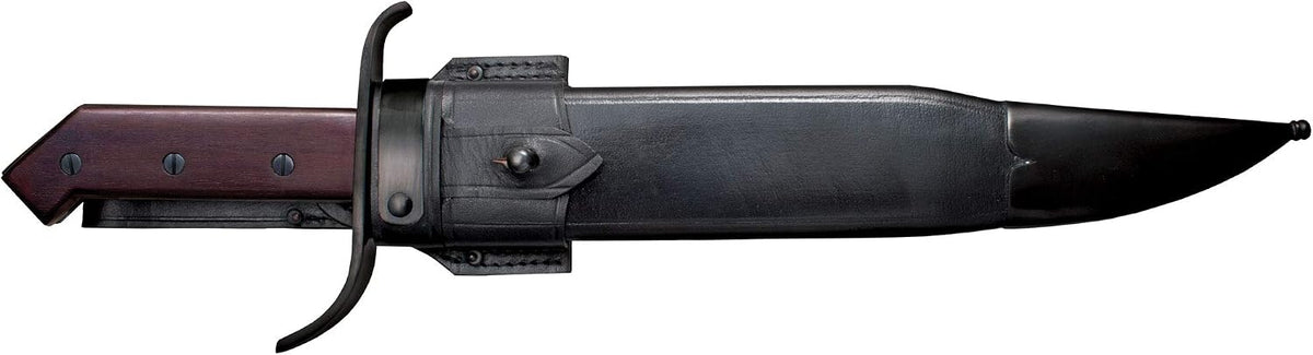 Cold Steel 1917 Frontier Bowie Fixed Blade Knife 12.25" Clip Point 1085 Black Blade Hardwood Handle