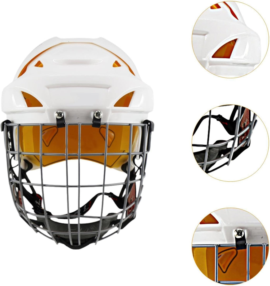 Generic Ice Hockey Helmet for Skaters, XL with Cage