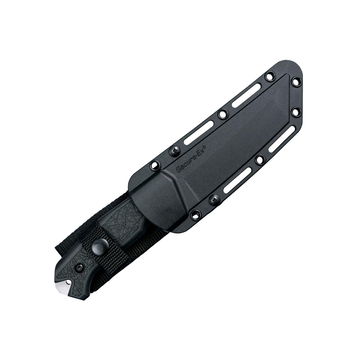 COLD STEEL Warcraft Tanto 4034SS Razor-Sharp Durable Blade GFN Handle Military Tactical Fixed Blade Knife w/Secure-Ex Sheath