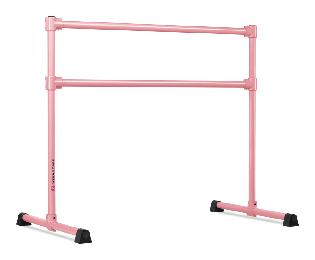 VITA Barre Portable Freestanding Double Ballet Barre, Extreme, Steel | Fixed Height, Made in USA, Home or Gym Exercise Equipment for Kids & Adults | Dance, Fitness, Pilates